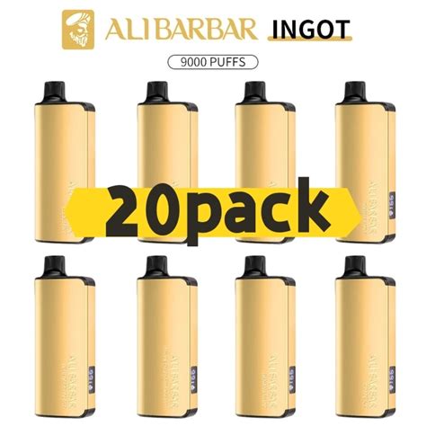 Alibarbar Ingot 9000 Puffs — 20 Pack