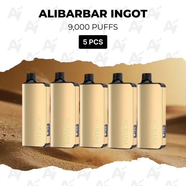 Alibarbar Ingot 9000 Puffs — 5 Pack
