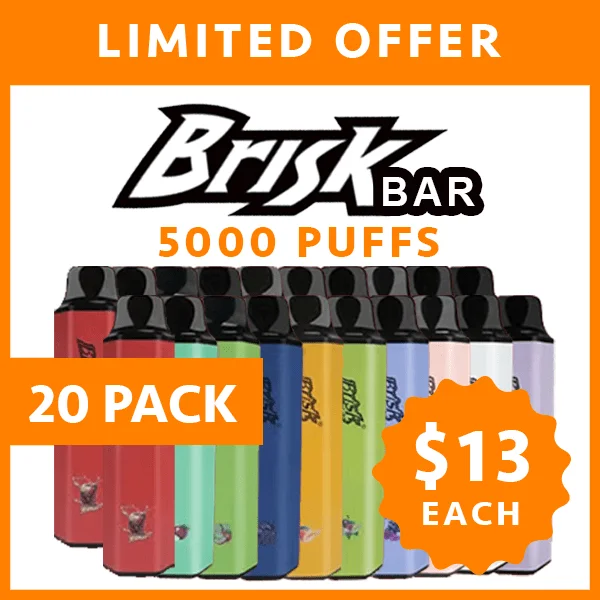 Brisk Bar 5000 Puffs — 20 Pack