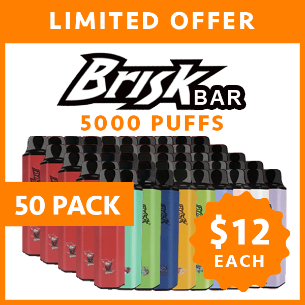 Brisk Bar 5000 Puffs — 50 Pack