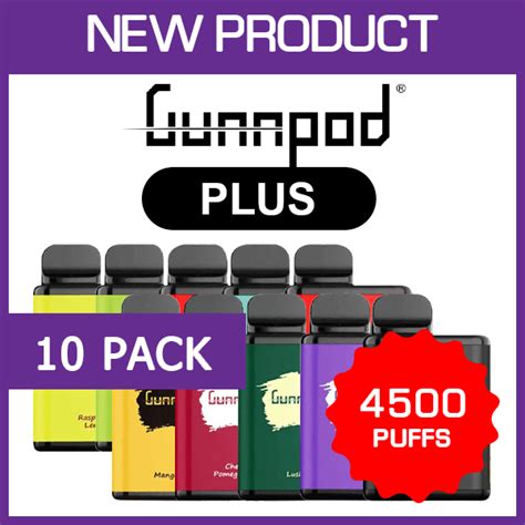 Gunnpod Plus 4500 Puffs — 3 Pack