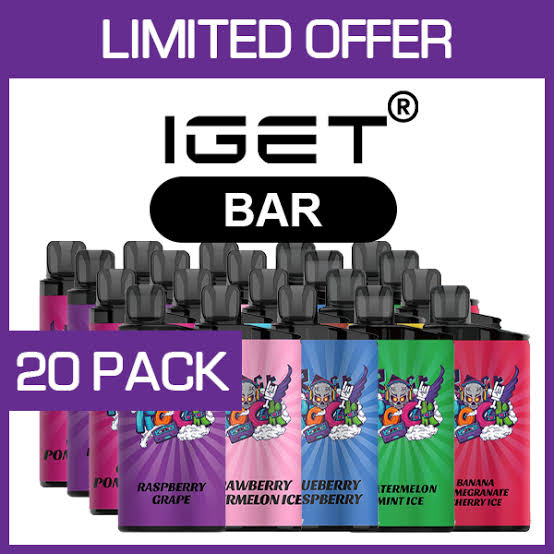 IGET Bar 3500 Puffs — 20 Pack