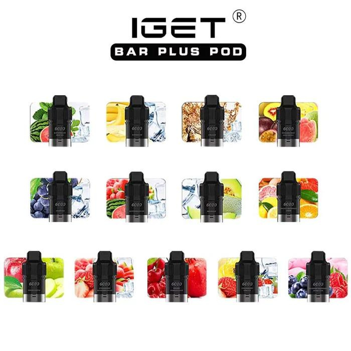 IGET Bar Plus — Pod Only (No Battery Base) — 6000 Puffs