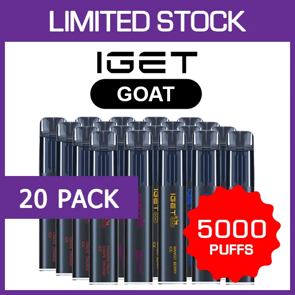 IGET Goat 5000 Puffs — 20 Pack