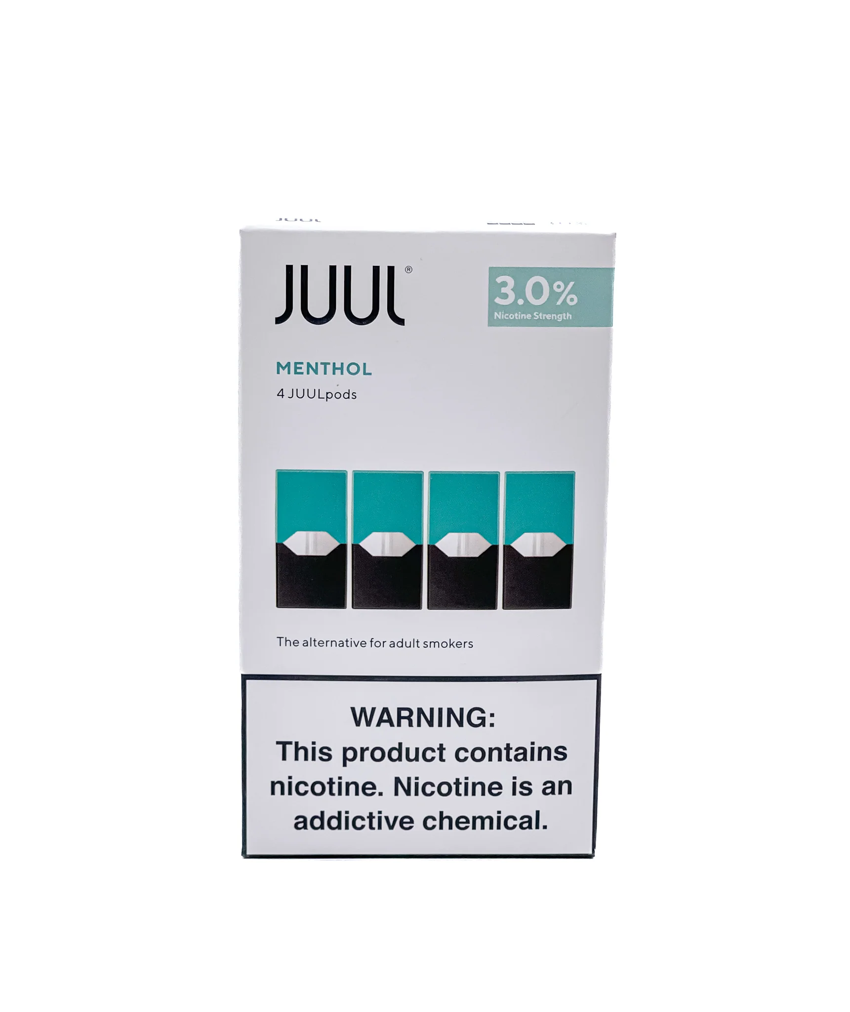 JUUL Menthol Pods 3% — 4 Pack