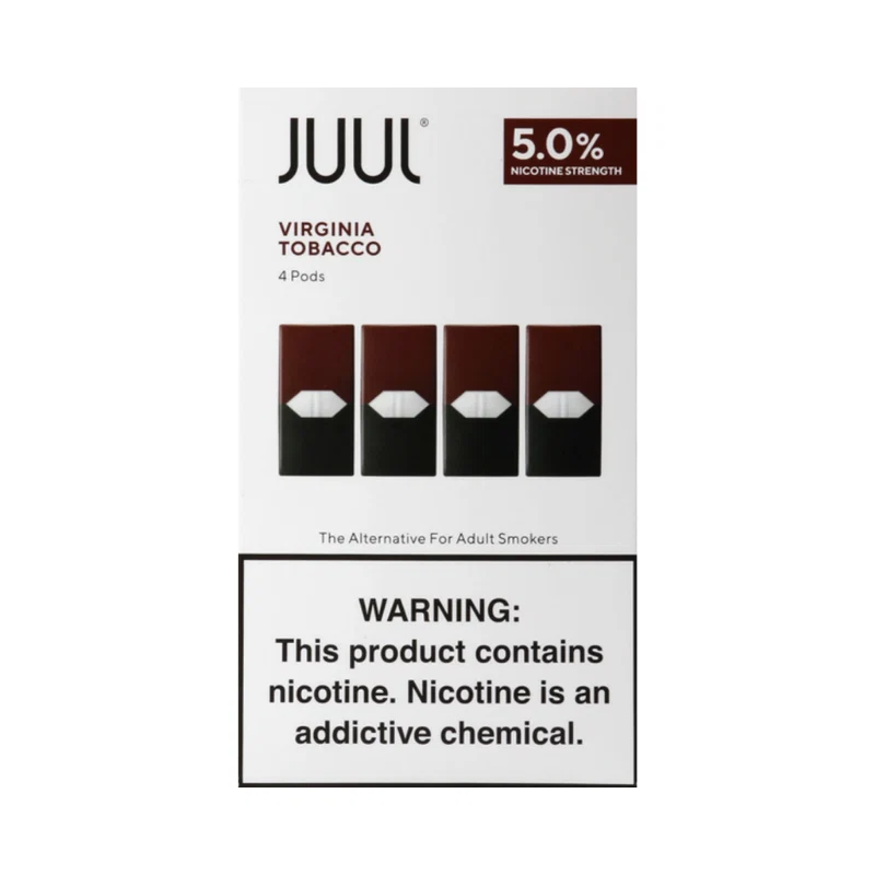 JUUL Virginia Tobacco Pods 5% — 4 Pack